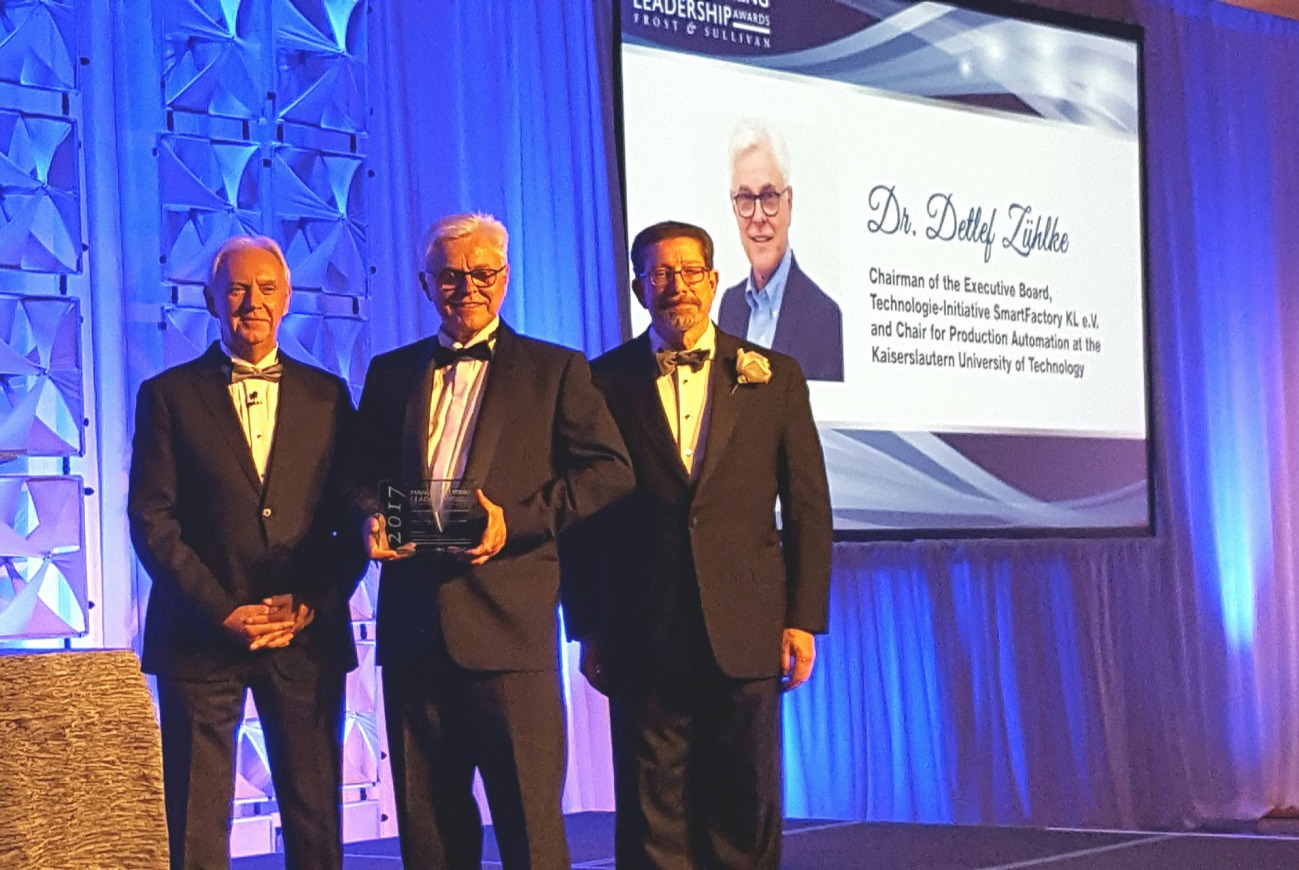 Prof. Zühlke awarded Manufacturing Leader of the Year