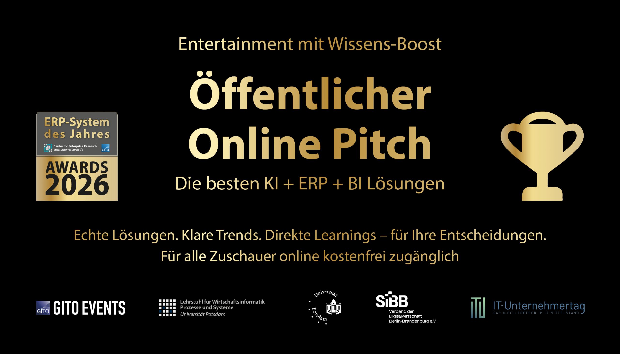 Wettbewerb ERP-System des Jahres